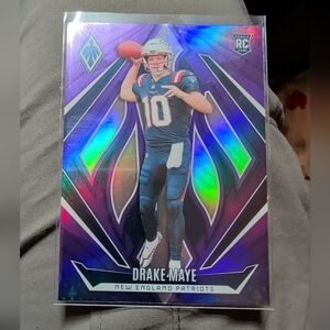 Drake Maye- 2024 Panini Phoenix - Rookies #179 Purple (RC)
